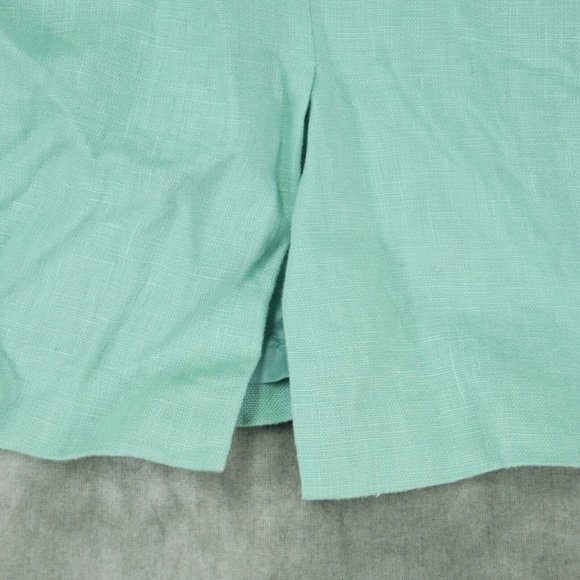 EUC Spenser Jeremy Petites VINTAGE Mint Green Dress/Jacket 100% LINEN Size 8 - Picture 10 of 13